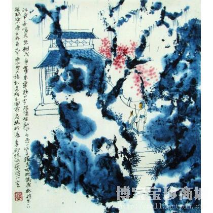 何洋 朝山 类别: 中国画/年画/民间美术