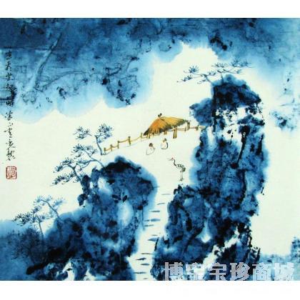何洋 坐看云起 类别: 中国画/年画/民间美术