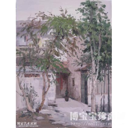 夏令涛 惠州的木瓜树 类别: 风景油画