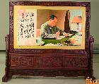 毛主席-62年在杭州-瓷板画